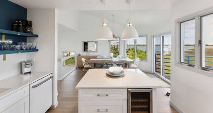 Family-Friendly Beach House with Peaceful Inlet Views.