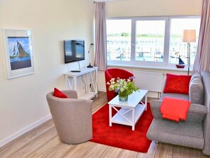 Apartment | Living room - Apartment Am Yachthafen auf Fehmarn (Fehmarn)