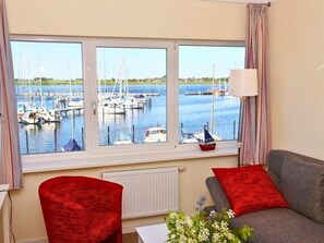 Apartment | Living room - Apartment Am Yachthafen auf Fehmarn (Fehmarn)