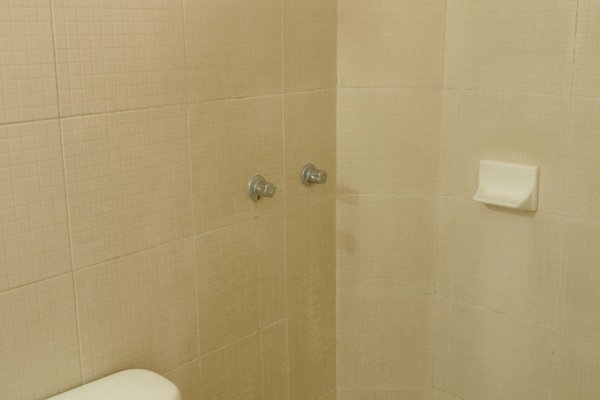Ducha, toallas, jabón, shampoo
