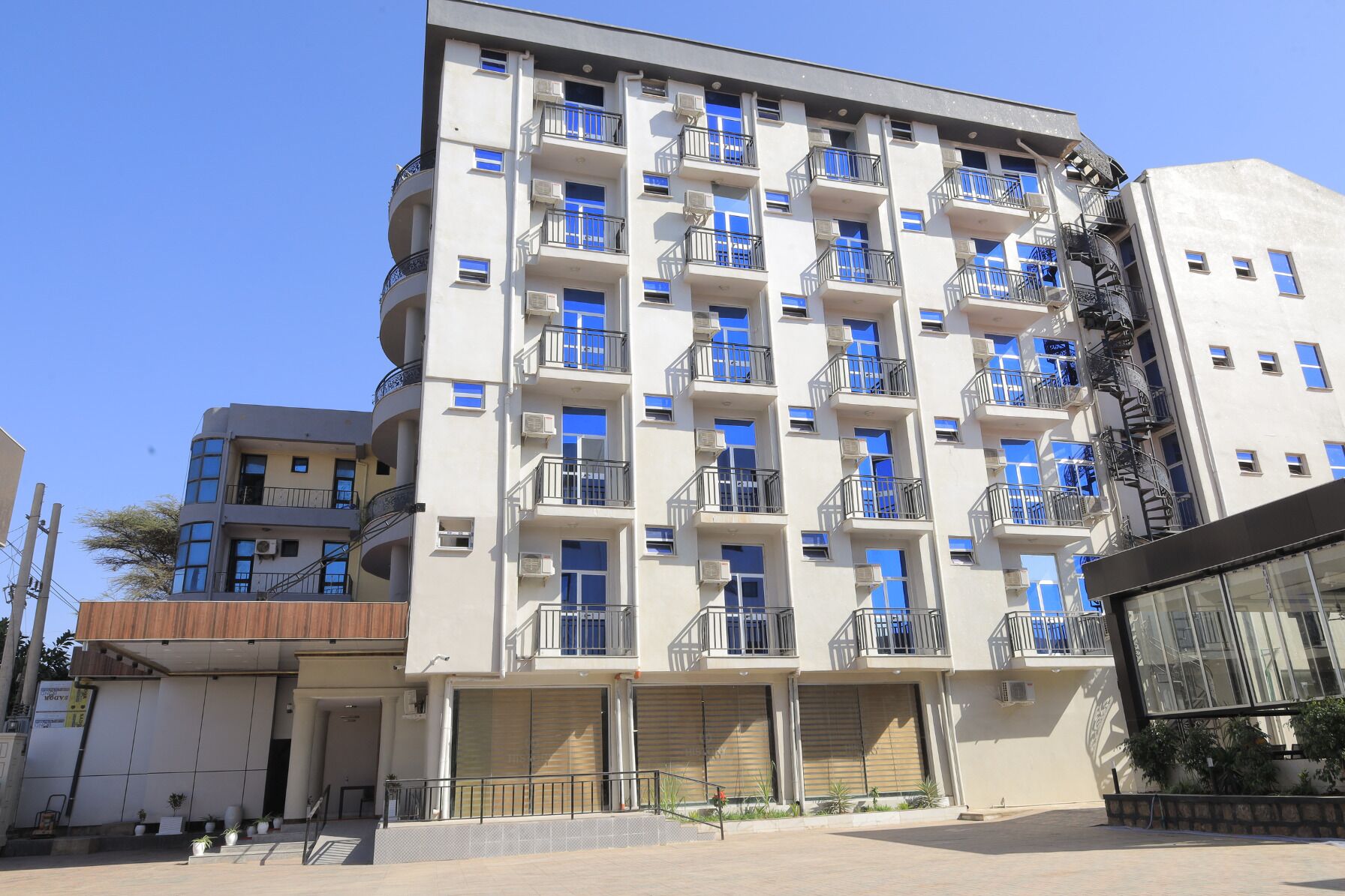 Façade de l’hébergement 
