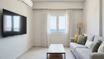 Apartamento superior, vista para o mar