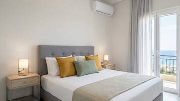 Apartamento superior, vista para o mar