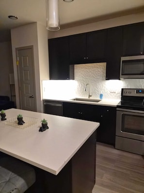 Apartment, Pool View | Private kitchen - Luxury 2 bedroom with two baths Pool Gym (Frisco)