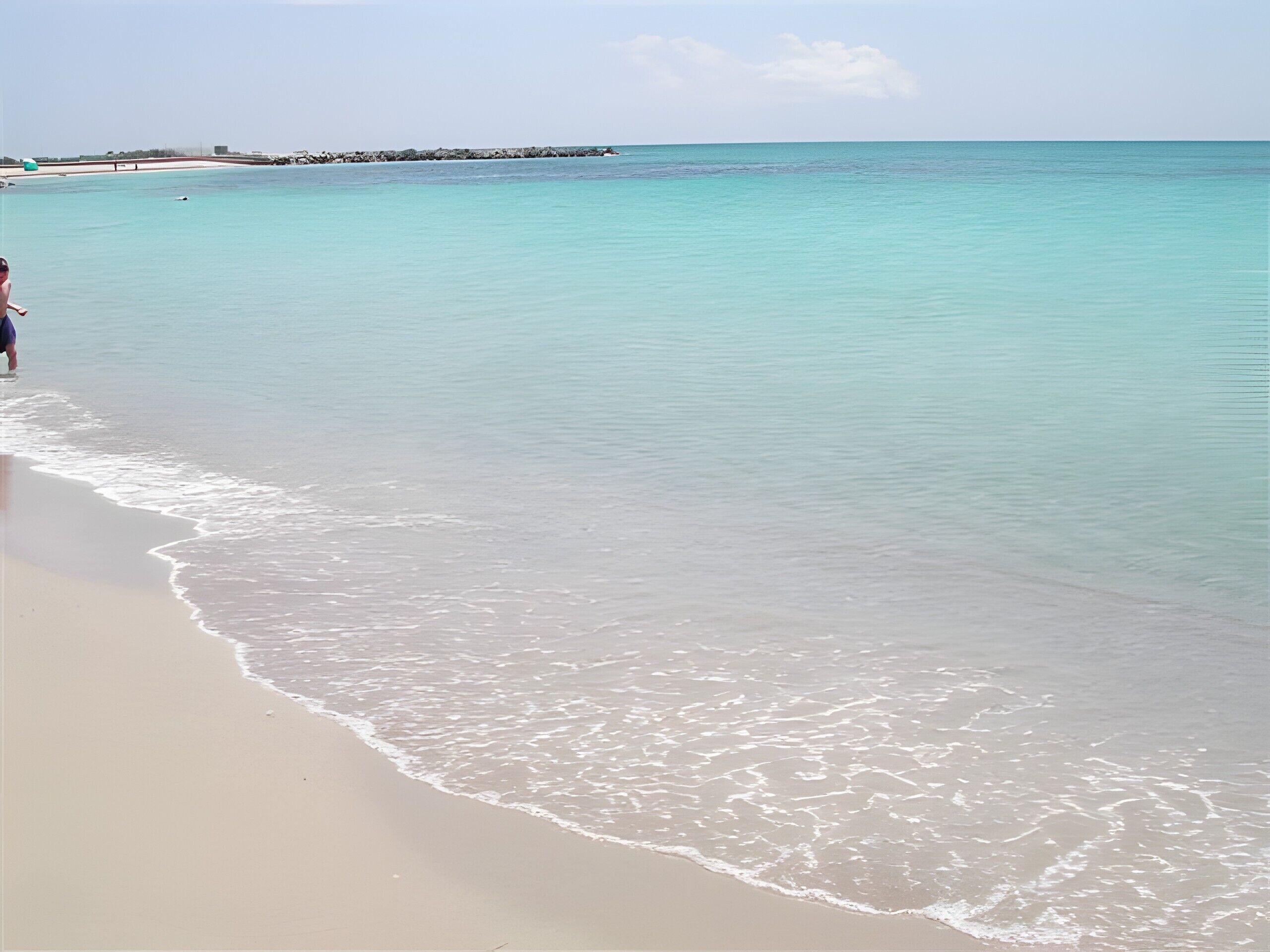 Una spiaggia nelle vicinanze