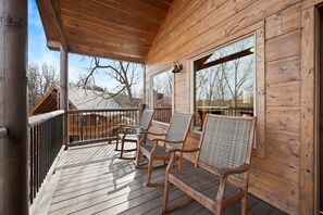 Terrace/patio - Indoor Pool • Game Room • 1 Mile to Strip (Pigeon Forge)