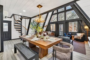 Interior - Haven Haus, Modern Black A-Frame in Hocking Hills, Hot Tub + Sauna (South Bloomingville)