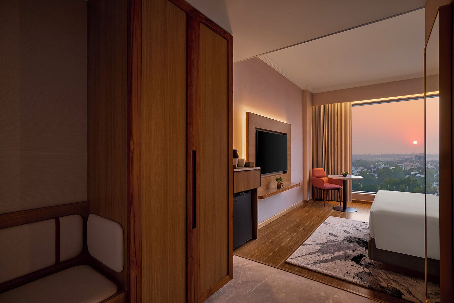 In-room safe, blackout curtains, soundproofing, iron/ironing board