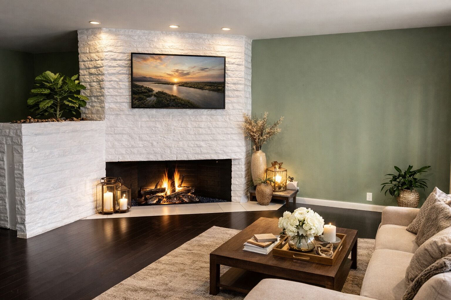 Presidential Villa, Kitchen, Pool View | Living room