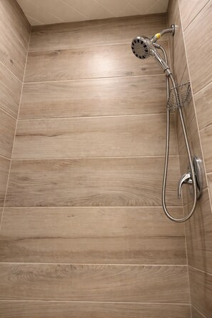 Presidential Villa, Kitchen, Pool View | Bathroom shower - Mod Palm Desert (Palm Desert)