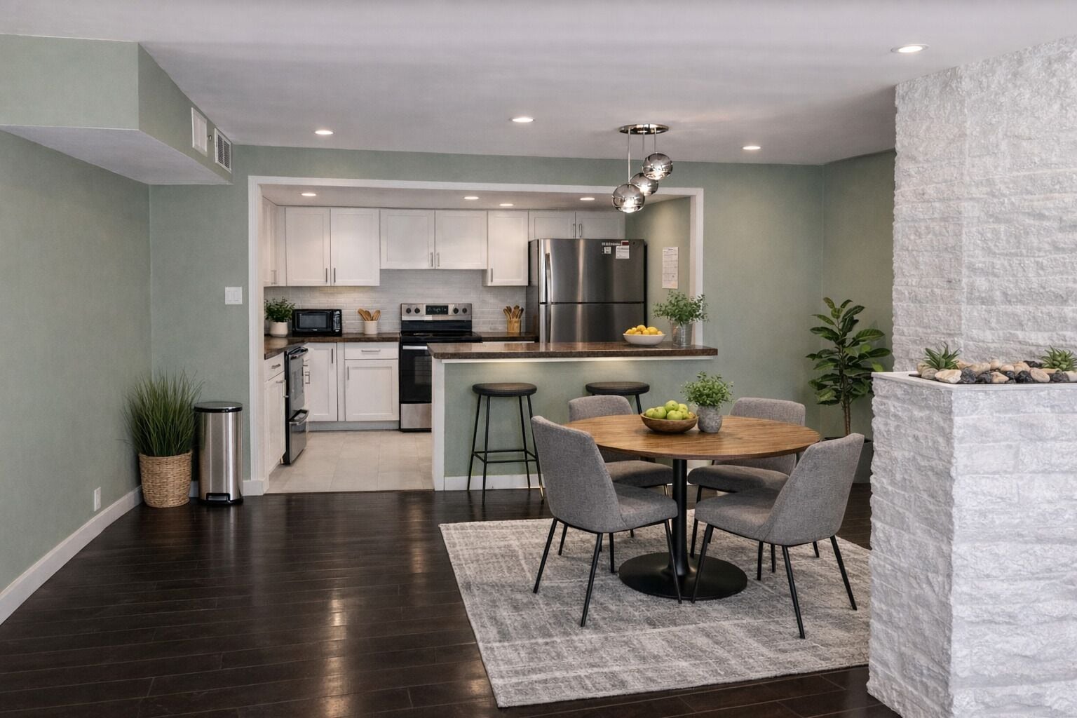 Villa – president, kjøkken, bassengutsikt | Spisestue