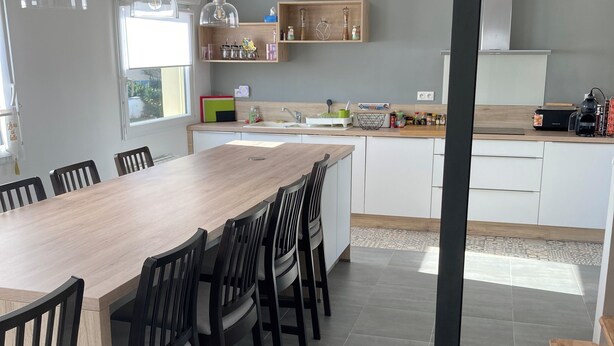 Dining - BERCK PLAGE Charming house in a good location with garden and bicycle garage (Berck)
