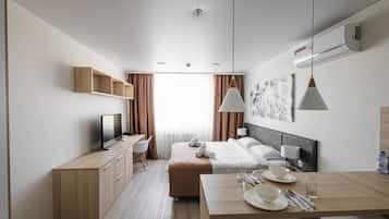 Dobbeltrom – comfort, hageutsikt