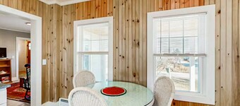 Coastal charm & harbor views just steps from Sand Cove Beach