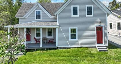 Coastal charm & harbor views just steps from Sand Cove Beach