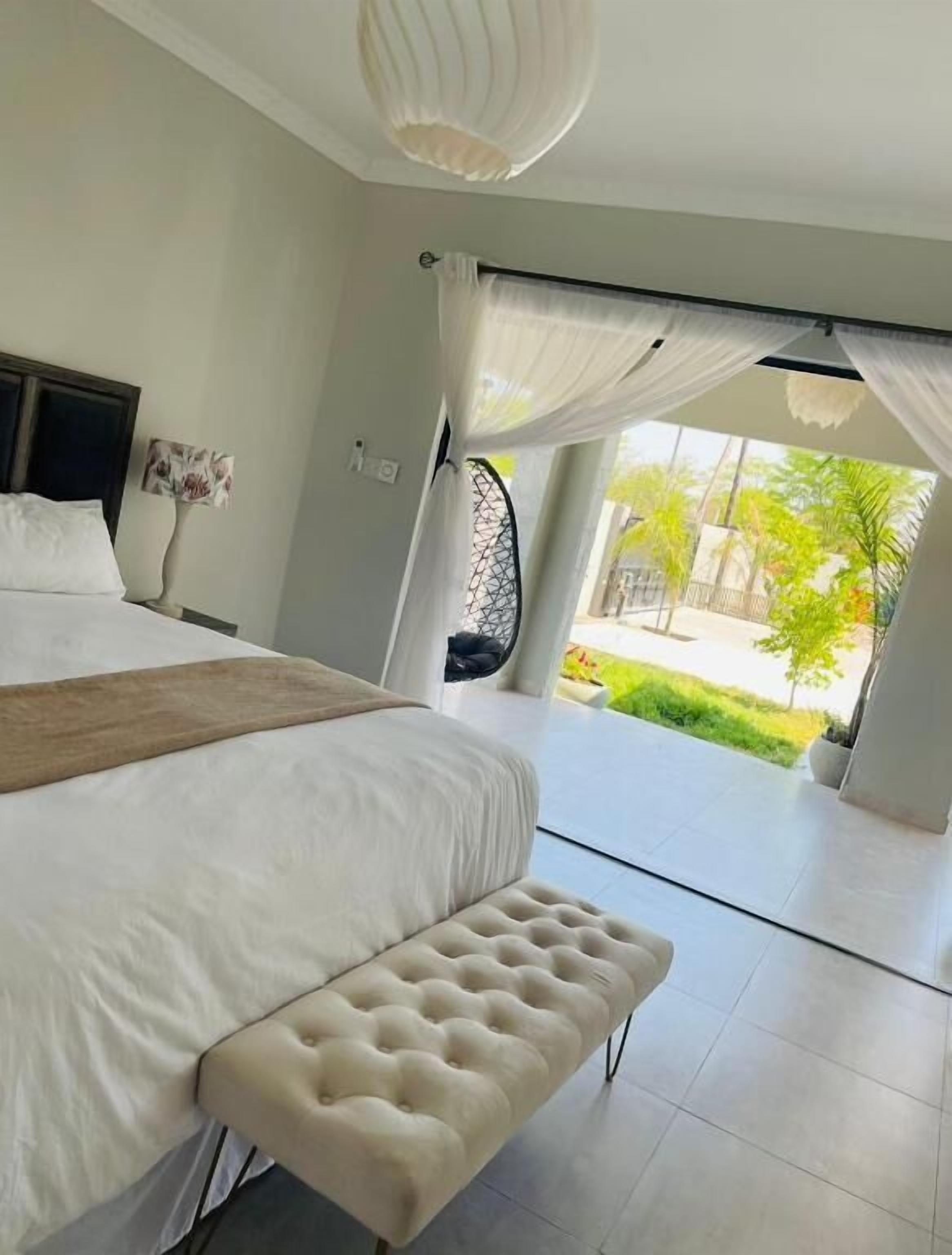 Luksushus, hageutsikt