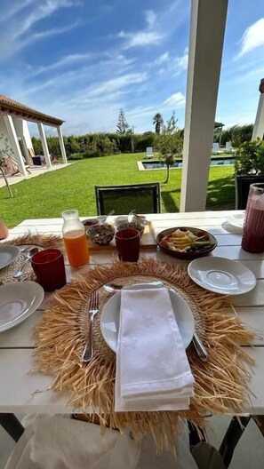 Udendørs spisemuligheder