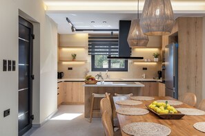 Fridge, microwave, oven, stovetop - Private Oasis with Pool & Superb Views of the Cretan Nature (Crete)