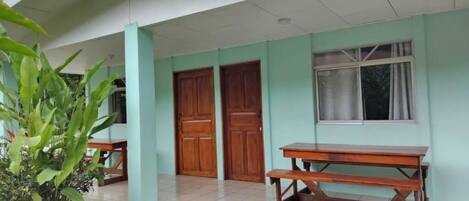 Classic Triple Room, Garden View | Outdoor dining