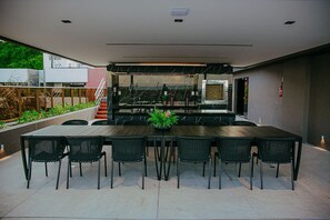 Basic Apartment | Outdoor dining - Unity #407 - Studio in Cabo Branco by Carpediem (João Pessoa)