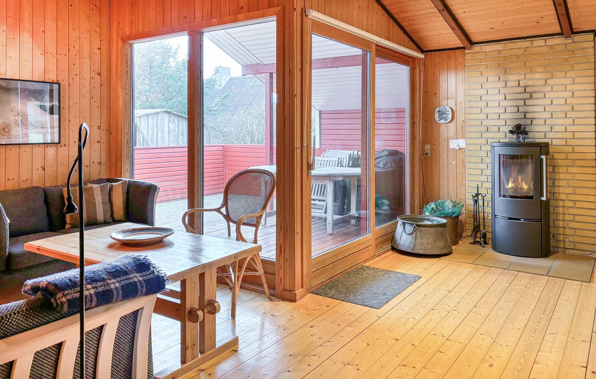 TV connectée, cheminée