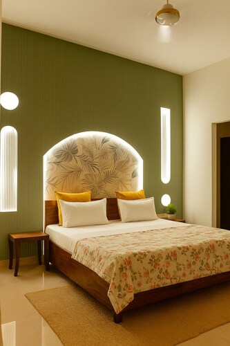 2-bedroom apartment in awesome New Delhi with AC for comfort