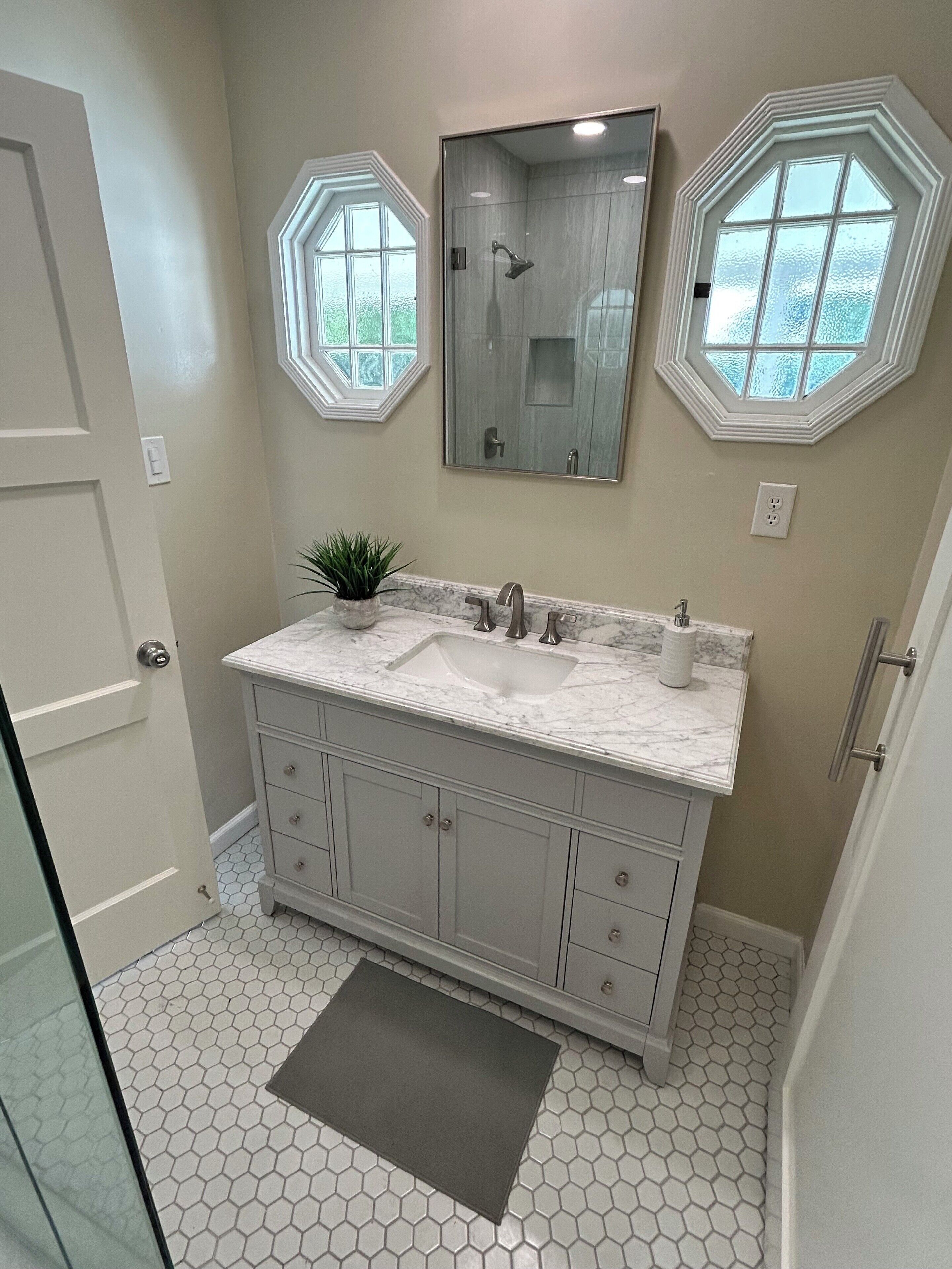 Towels, soap, toilet paper