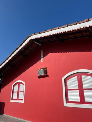 Overnatningsstedets facade