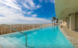 Indoor pool - Island Tower 701: Beach Front (Gulf Shores)