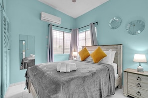 4 bedrooms, iron/ironing board, free WiFi, bed sheets