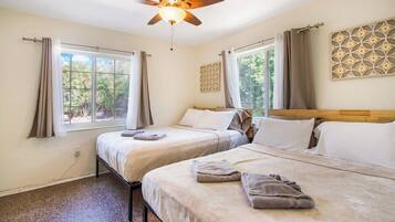 4 bedrooms, iron/ironing board, free WiFi