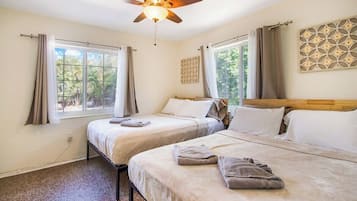 4 bedrooms, iron/ironing board, free WiFi, bed sheets