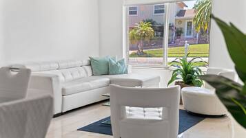 Televisión y chimenea