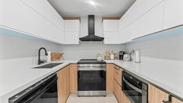 Microwave, oven, dishwasher, toaster