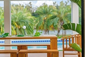 Pool - Hermes inspired villa | waterfront | pool | tiki (Hollywood)