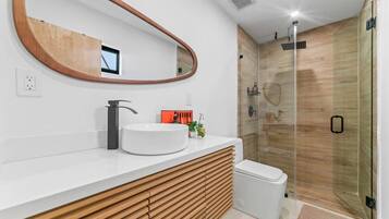 Hair dryer, soap, shampoo