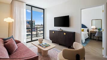 55-inch Smart TV with cable channels
