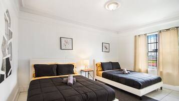 7 chambres, fer et planche à repasser, Wi-Fi gratuit