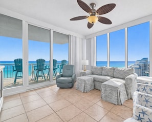 Smart TV, books - Colonnades Beachfront 4BR Corner Unit, Sweeping Gulf Front Views, Pool, Hot Tub, (Gulf Shores)