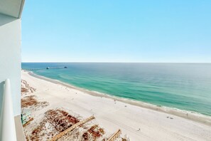 Aan het strand