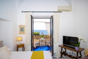 Living room - Room-charming Panoramic Suite in the Cen (Positano)
