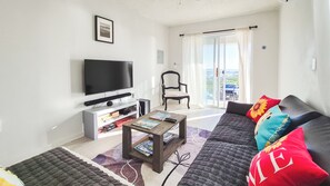 Living area -  SOLACE  Gorgeous 2-bedroom villa with AC (Bolands , Saint Mary)