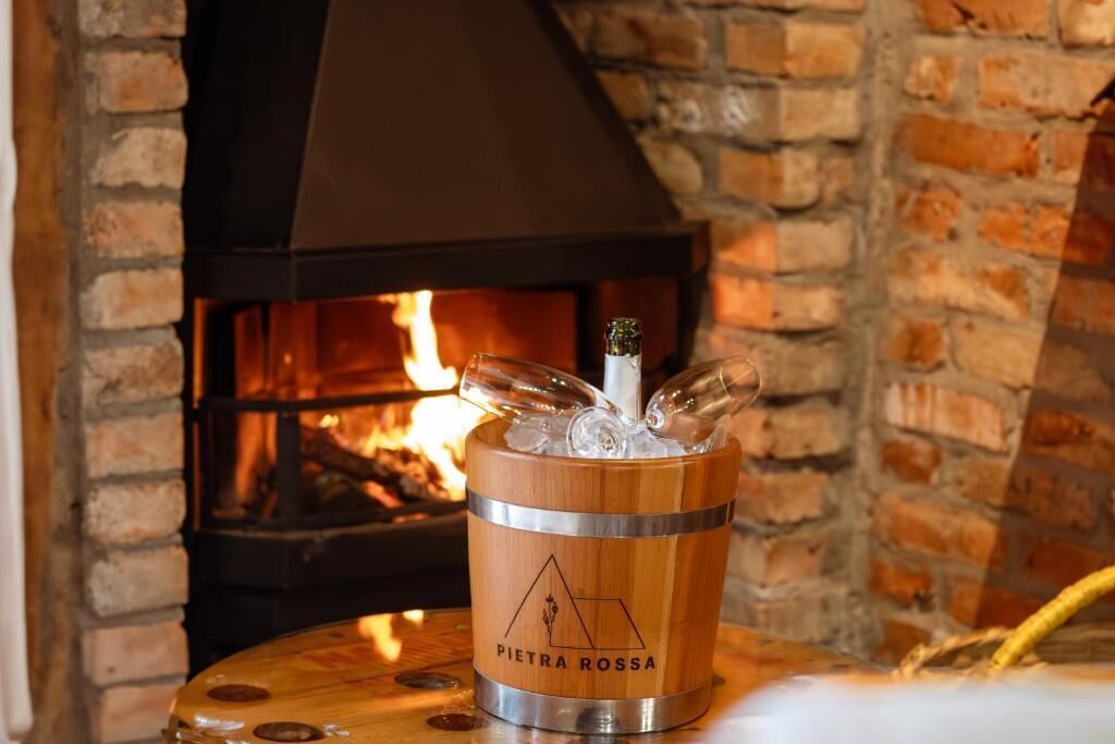 Suite, balcone, vista giardino