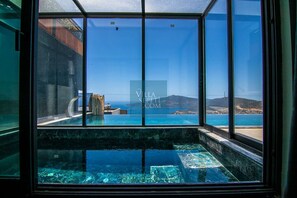 Interior - Villa in Kalkan with infinity pool, sauna and Turkish bath. (Antalya)