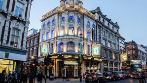 A historic theater building with a classic facade, large arched windows, and a marquee. - The Fox & Found - Fitzrovia - by Frankie (London)