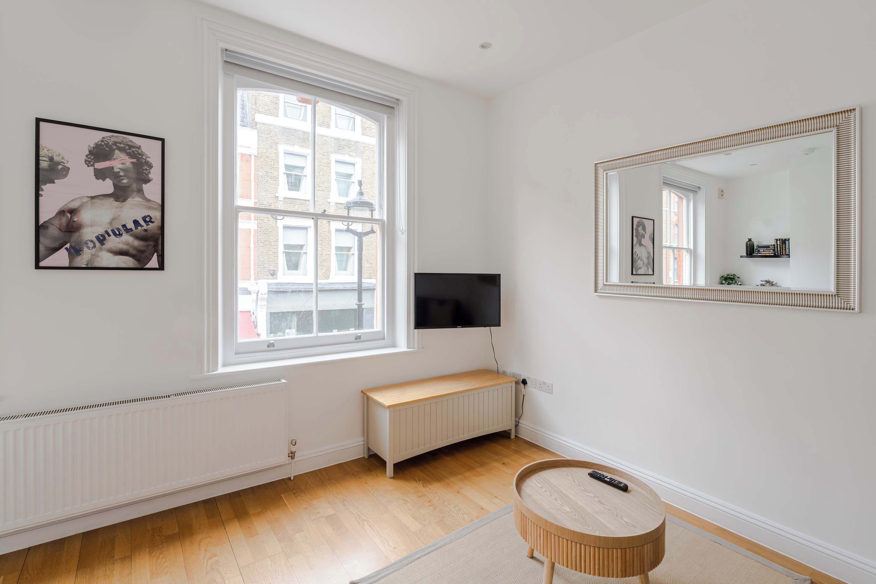 Apartment, 1 Doppelbett und Schlafsofa, Küche, Stadtblick (GTS 1, 59) | Wohnbereich