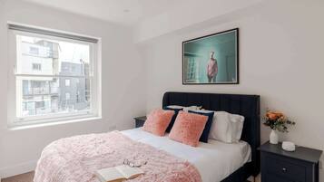 Apartamento, 1 cama King e sofá-cama, não aceita animais de estimação (Foley St 3) | 1 quarto, individualmente decorados, individualmente mobiliados