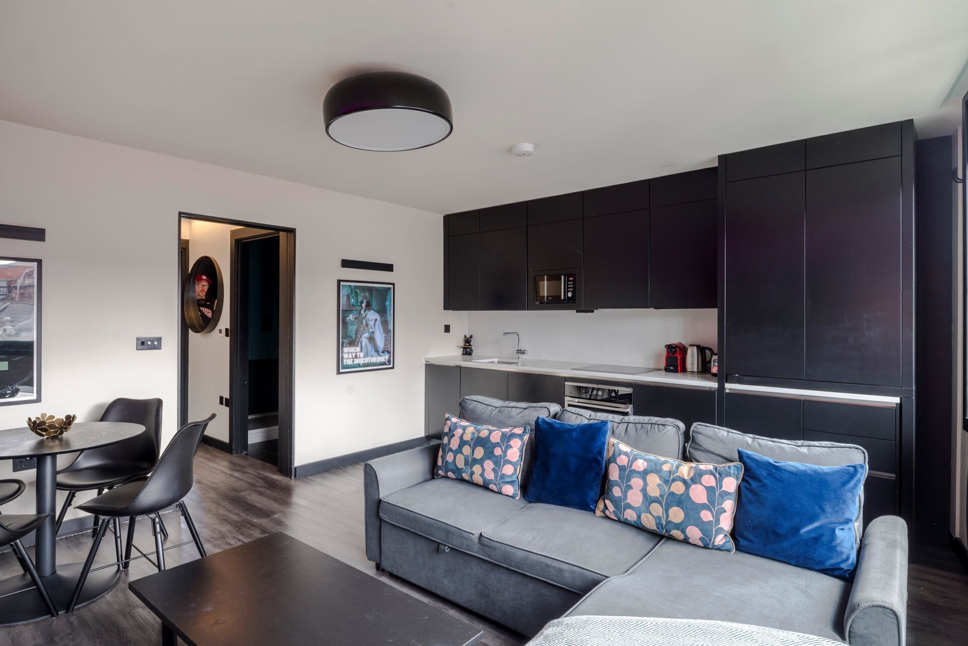Apartment, 1 Double Bed with Sofa bed, Patio, City View (Old Compton 4) | Living area
