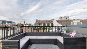 Lejlighed - 1 dobbeltseng med sovesofa - terrasse - byudsigt (Old Compton 4) | Terrasse/gårdhave