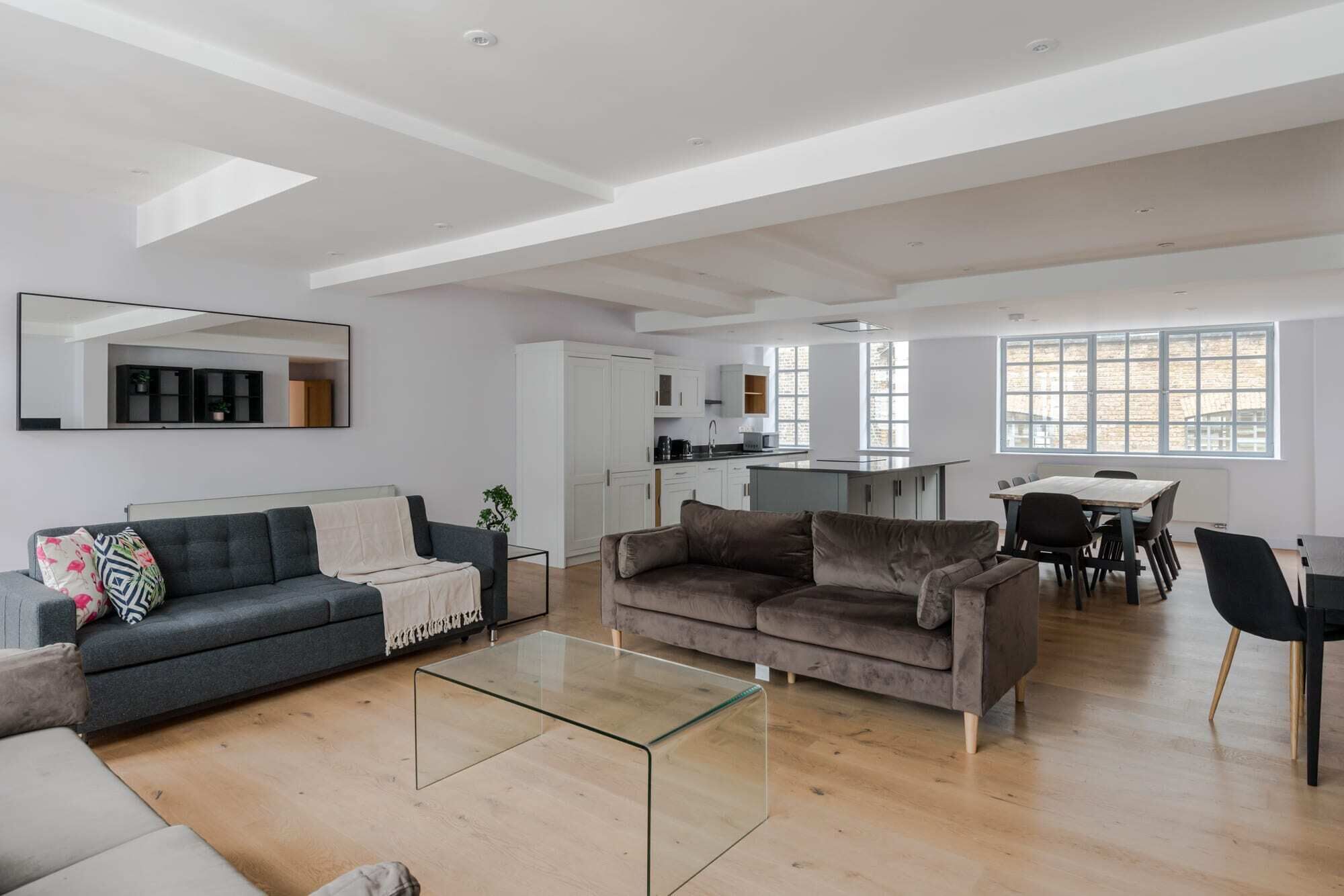 Apartment, Multiple Beds, Kitchen, City View (Sandra House 2) | Living area